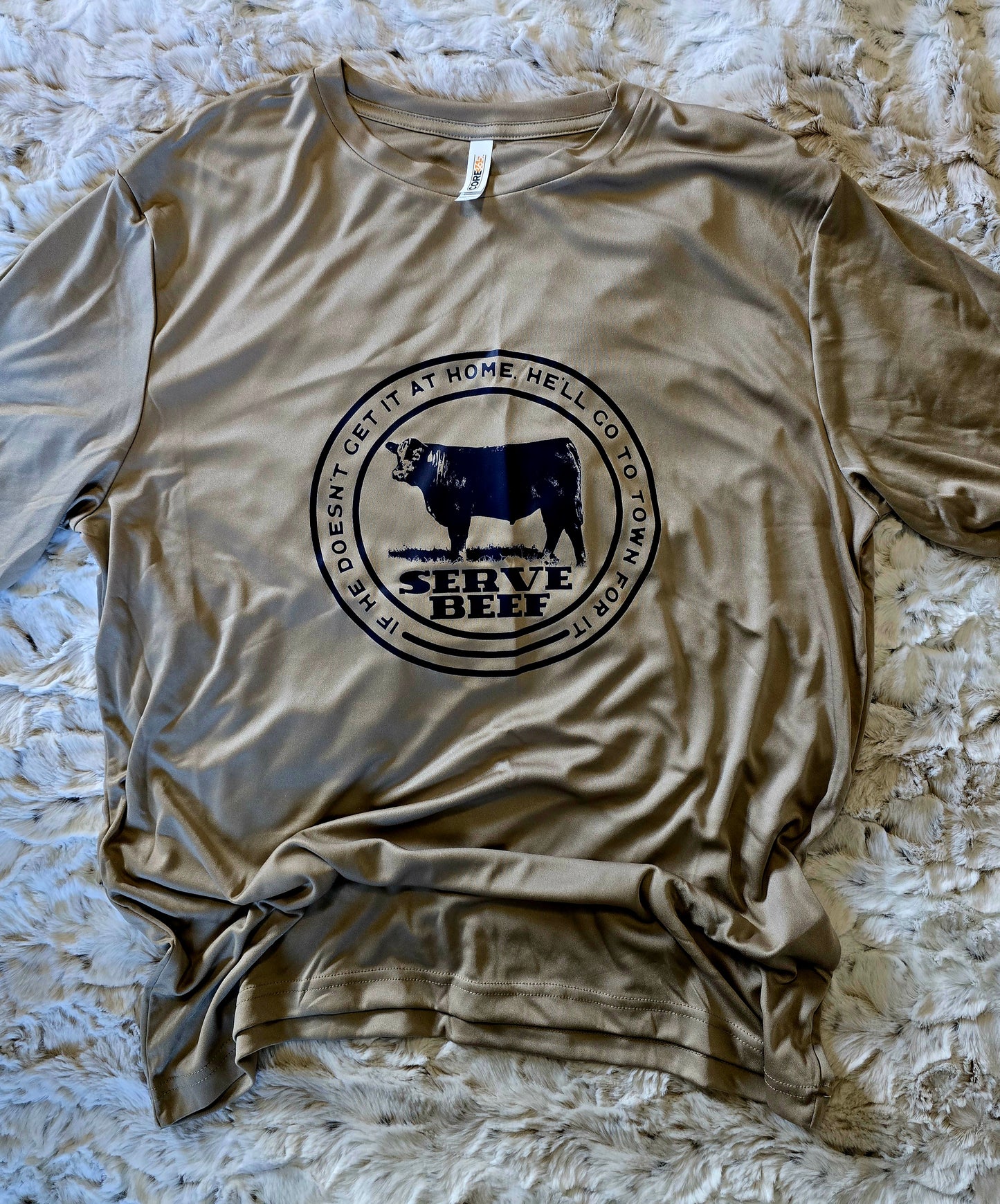 Serve Beef Performance Tee